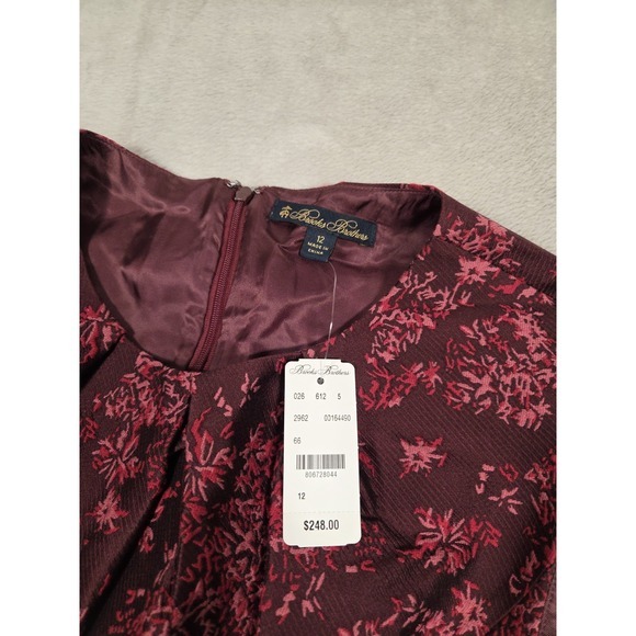 New Brooks Brothers Floral Dress Womens 12 - Picture 4 of 9